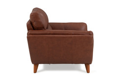 Bianca Brown Leather Armchair RRP €1,499 Now €899