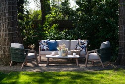 Elba Rope Sofa Set Beige RRP €2999 NOW €1999