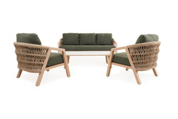 Elba Rope Sofa Set Green RRP €2999 NOW €1999