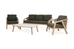 Elba Rope Sofa Set Green RRP €2999 NOW €1999