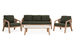 Elba Rope Sofa Set Green RRP €2999 NOW €1999