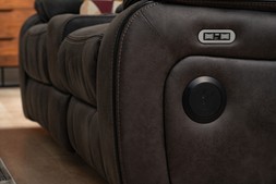 Lansdowne Electric 2 Seater Sofa with Charging Console, Bluetooth Speaker and Head Tilt - RRP €3499 NOW €1999