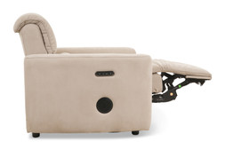 Savoy Cream Fabric Armchair Electric Recliner with Bluetooth Speakers - RRP €2249 NOW €1299