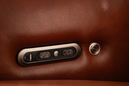 Muse Brown Leather 2.5 Seater Heated Seats Electric Recliner Sofa - RRP €4799 NOW €2699