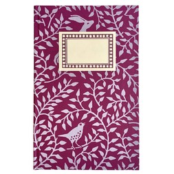 Hardback Notebook Dancing Hare Violet