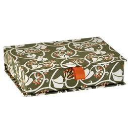 Postcard Box Ivy Swamp Green and Orange
