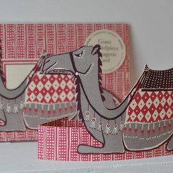 Giant Mantelpiece Menagerie Card: The Camel