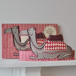 Giant Mantelpiece Menagerie Card: The Camel