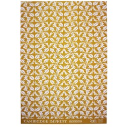 Patterned Paper Dandelion Turmeric