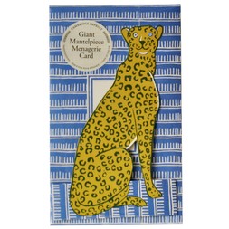 Giant Mantelpiece Menagerie Card: The Cheetah