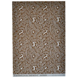 Patterned Paper Dancing Hare Bronze