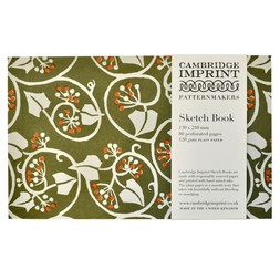 Softback Sketchbook Ivy Swamp Green and Orange