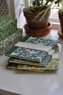 Cambridge Imprint Very Large Hardback Notebooks in Greens