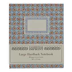 Large Hardback Notebook Sea Urchin Sky and Cocoa