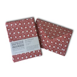 Packet of Ten Patterned Envelopes in Animalcules Crimson