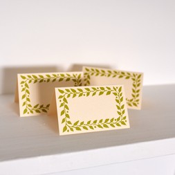 Pack of Twelve Bawden Green Place Cards