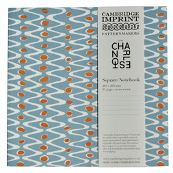 Square Lined Notebook in Charleston Ripple