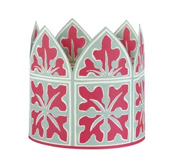 Hot Pink and Grey Coronet Tall