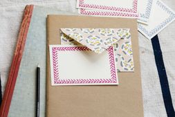 Writing paper and envelopes