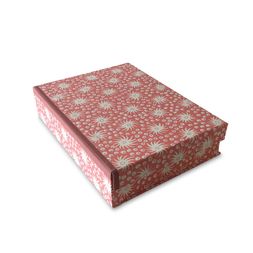 A5 Box File Milky Way Old Red and Pink