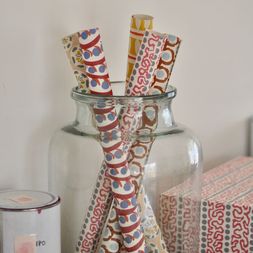 8 Assorted Sheets of Charleston Patterned Papers