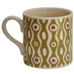 Mug Persephone Bright Olive and Cool Pink