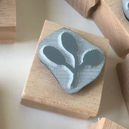 Printing Block Olive Sprig