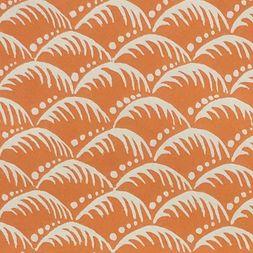 Patterned Paper Wave Blood Orange