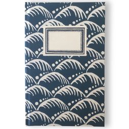 Hardback Notebook Wave Indigo