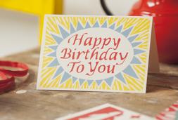 Happy Birthday To You card