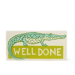 Well Done Crocodile Card