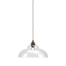 Clear glass Wye Valley bathroom pendant