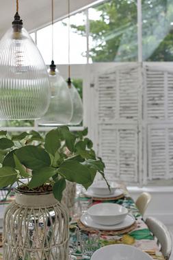 Fritz Fryer Skinny Ribbed Wellington Pendant Light