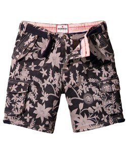Fun and Floral Printed Cargo Shorts, £35
