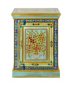 Hand Painted Floral Bedside Cabinet £250