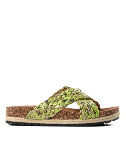 Heavenly Feet Green Sliders, £25