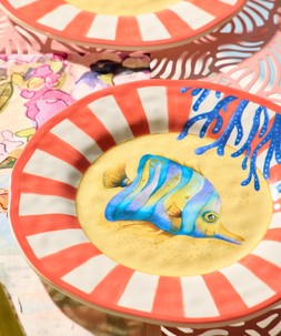 Magnificent Marine Fish Melamime Side Plates £22