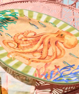 Magnificent Marine Octopus Serving Platter £32