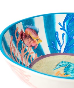 Magnificent Marine Seahorse Melamime Salad Bowl £28