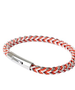 Mens Blue and Red Metal Bracelet, £25 1