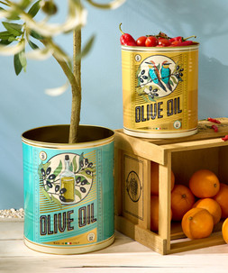 Olive Oil Storage Tins £25