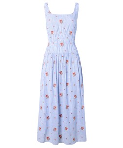 Penny Ditsy Print Stripe Dress £55