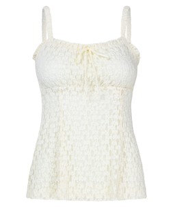 Summer Dreaming Textured Tie Front Vest £35