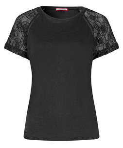 Suzie Lace Sleeve T-Shirt £30