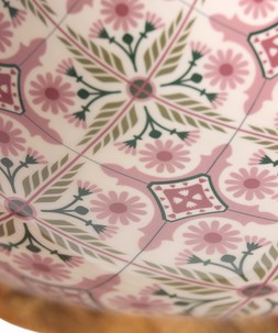 Tranquil Tile Mango Wood Serving Bowl £25