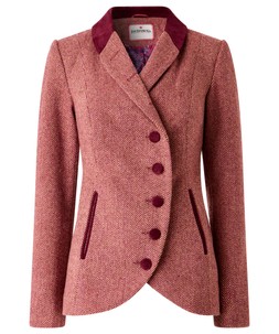 WJ872A Isla Asymmetric Herringbone Jacket £90
