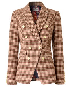WJ878A Freya Asymmetric Check Jacket £90