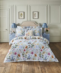 Spring Meadows Cotton Sateen Reversible Duvet Set £55-£85
