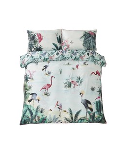 Flamingo Frenzy Cotton Sateen Reversible Duvet Set £55 - £85