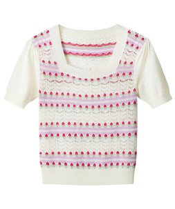 WN026A Joe Browns Connie Floral Short Sleeve Jumper £45